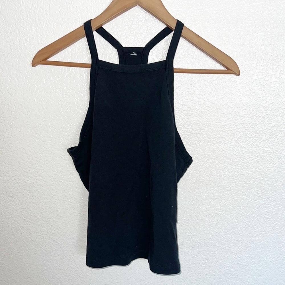 Fabletics Black Racerback Tank Top